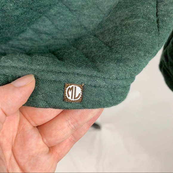 Marley Lilly monogram MLS quilted tunic sweatshirt NWT - Picture 5 of 16